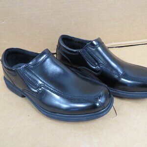 Nunn Bush Bleeker Street Bike Toe Slip On Comfortable Shoes Black 84357-001
